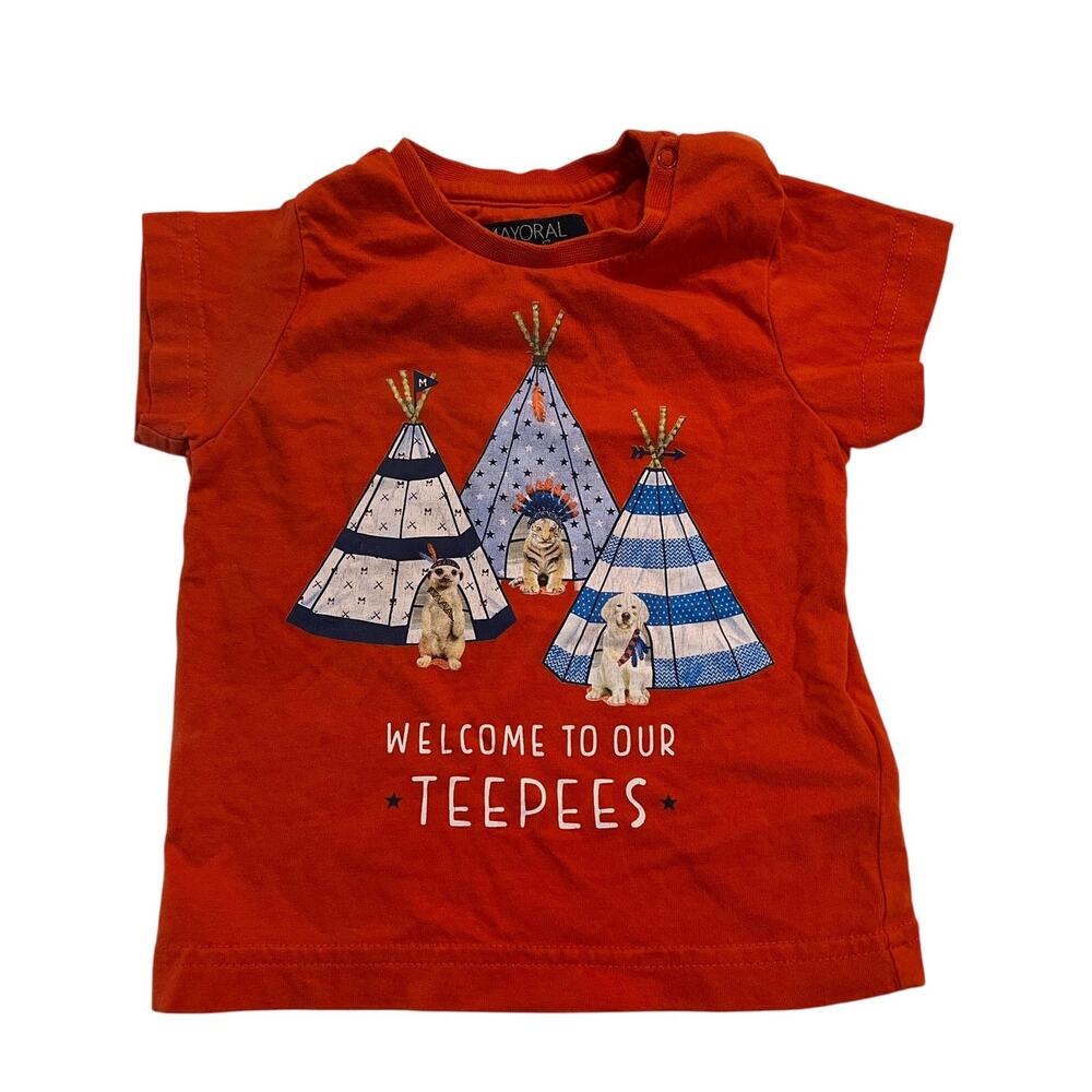 Mayoral Baby Orange T-shirt - Preowned